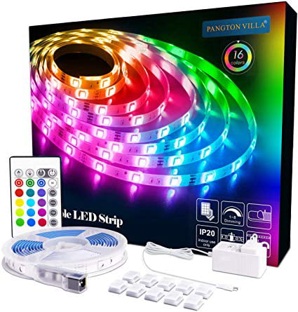 Pangton Villa EK-40-60 6.56 ft 5050 LED Strip Lights 16 Color for sale online 