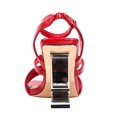 thumbnail image 3 of Ninety Union Priva Open Square Toe Snake Sandal, Red, 12, 3 of 4