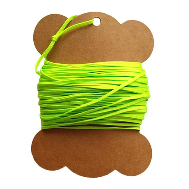 bedienty Ligne Plate Durable Haute Résistance pour Moulinet Plongée Vert Fluorescent 30m Plongée Vert Fluorescent 15m