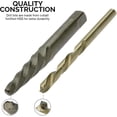 thumbnail image 2 of Extractor de tornillos y juego de brocas para mano izquierda - 10 piezas, brocas de acero Cobalt Hss M2, 2 of 3