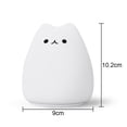 thumbnail image 2 of Lámpara LED de silicona con forma de gato de dibujos animados que cambia de color, luz nocturna para dormitorio infantil, regalo creativo, 2 of 6