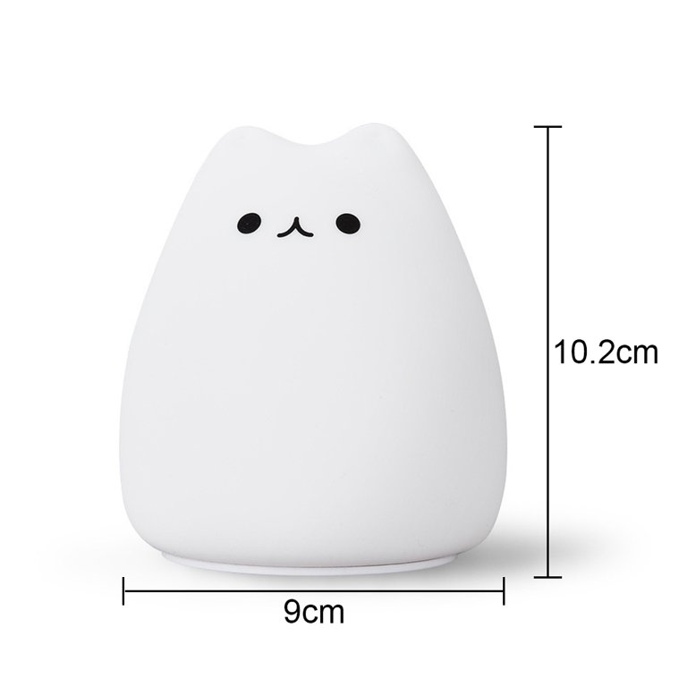 Cute Kitty Night Light, Gifts For Women Teen Girls Baby,night Lights For  Kids Bedroom, Cute Christmas Kitty Silicone Nightlights For Children  Toddler