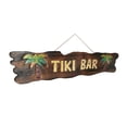 thumbnail image 2 of Zeckos Colorful Hand Carved Wood Tiki Bar Sign Hanging Décor 41 inches, 2 of 7