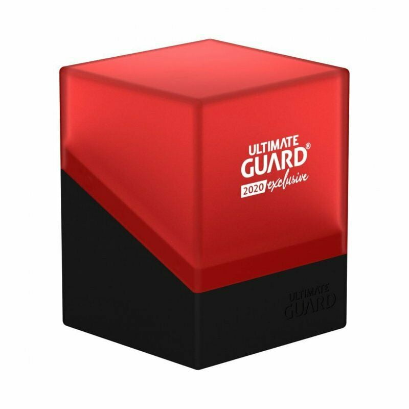 Ultimate Guard 2020 Exclusive Boulder Deck Case 100+, Black/Red