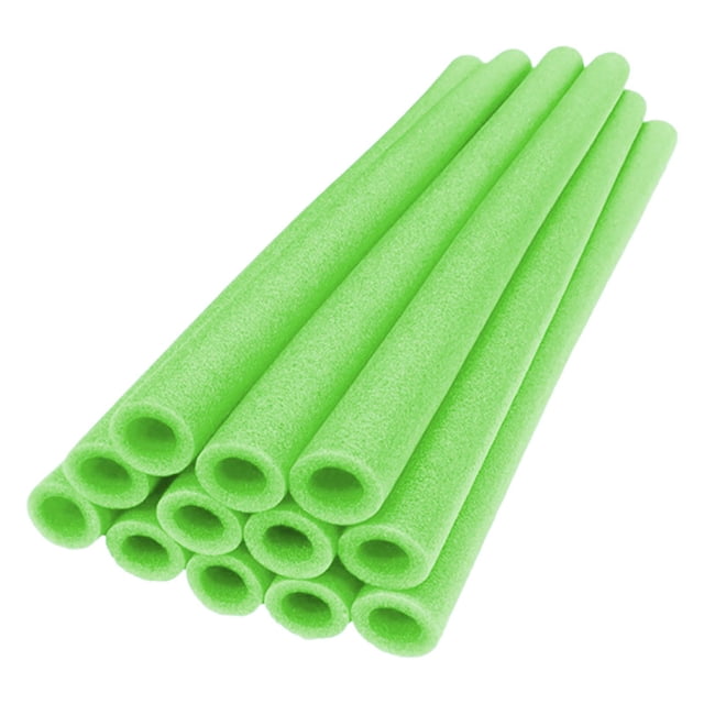 12 fundas de espuma para postes de trampolín, repuesto para accesorios de protección portátiles Verde