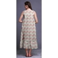 thumbnail image 3 of Bimba Robe de Nuit Sans Manches à Fleurs et Roses pour Femmes en Coton Imprimé Vêtements de Nuit pour Dames TTG, 3 of 6