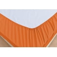 thumbnail image 3 of Premier 2000 Rayon Made from Bamboo Bed Sheets Set- Full Orange Sheets, Ultra Soft Sheets-Deep Pockets 16"-Wrinkle Resistant-4 Pieces, Full Size, Orange, 3 of 3