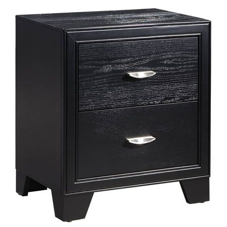 Night Stand in Black Finish