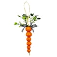 thumbnail image 2 of Junepar Easter Decorations Wooden Carrot Ornaments Easter Carrot Hanging Ornament Craft for Tree 8pcs Wooden Carrot with Bead String Tree Hanging Decorations, 2 of 7