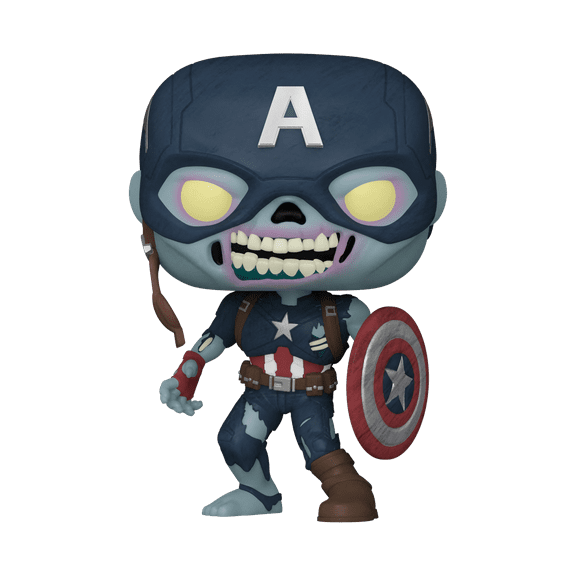 Funko Pop! What If...? - Zombie Captain America Vinyl Bobblehead