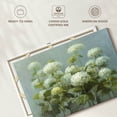 thumbnail image 6 of Elephant Stock White Hydrangea Garden Wall Art - Horizontal Canvas Wall Art - Living Room Wall Decor - Floral And Botanical Canvas - Gray And Blue Decor By Danhui Nai - 45" x 30", 6 of 8