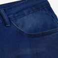 thumbnail image 7 of LMOIPLI Mens Slim Fit Distressed Jeans Washed Denim Fabric Stretch Comfortable Casual Streetwear Trousers Blue XXL, 7 of 7