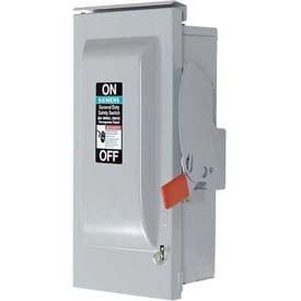 - SIEMENS GF324NR 200A 240V 3P 4-Wire Fusible General Duty Safety Switch, NEMA-3R