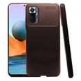 thumbnail image 1 of Atti Rugged Carbon Xiaomi Redmi Note 10 5g Café 1pz Mas Mica 9D Atti Funda de Silicon Uso Rudo, 1 of 8