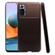 thumbnail image 1 of Atti Rugged Carbon Xiaomi Redmi Note 10 5g Café 1pz Mas Mica 9D Atti Funda de Silicon Uso Rudo, 1 of 8