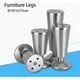 thumbnail image 3 of 4pcs Thickened Stainless Steel Furniture Legs Adjustable Cup Shape Cabinets Legs Sofa Feet Furn, 3 of 5