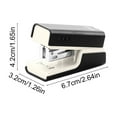 thumbnail image 3 of Stapler Mini Desktop Device - Easy One-Touch Operation, Compact Anti-Slip Design, Durable Plastic Build for Efficient Paper Fastening (172 chars), 3 of 6