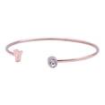 thumbnail image 2 of Pulsera Mujer Inicial Letra LuckyLy, Acero Inoxidable y Zirconia Cúbica, Modelo Sonia rosa UNITALLA, 2 of 8