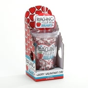 Progressive Gifts 16 oz. Valentine Teaching Fills My Heart Acrylic Tumbler Cup with Candy