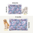thumbnail image 3 of Iauyy 36x24in Washable Dog Bed Mats, 4cm Thick Comfort Pet Bed with Non-Slip Bottom for Crates, Indoors & Outdoors - Puppy Essentials,Light Purple Orchid, 3 of 5