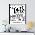 thumbnail image 2 of Scripture Walls Prayer Of Faith James 5:14-15 Bible Verse Canvas Christian Wall Art Ready to Hang Unframed, 2 of 12