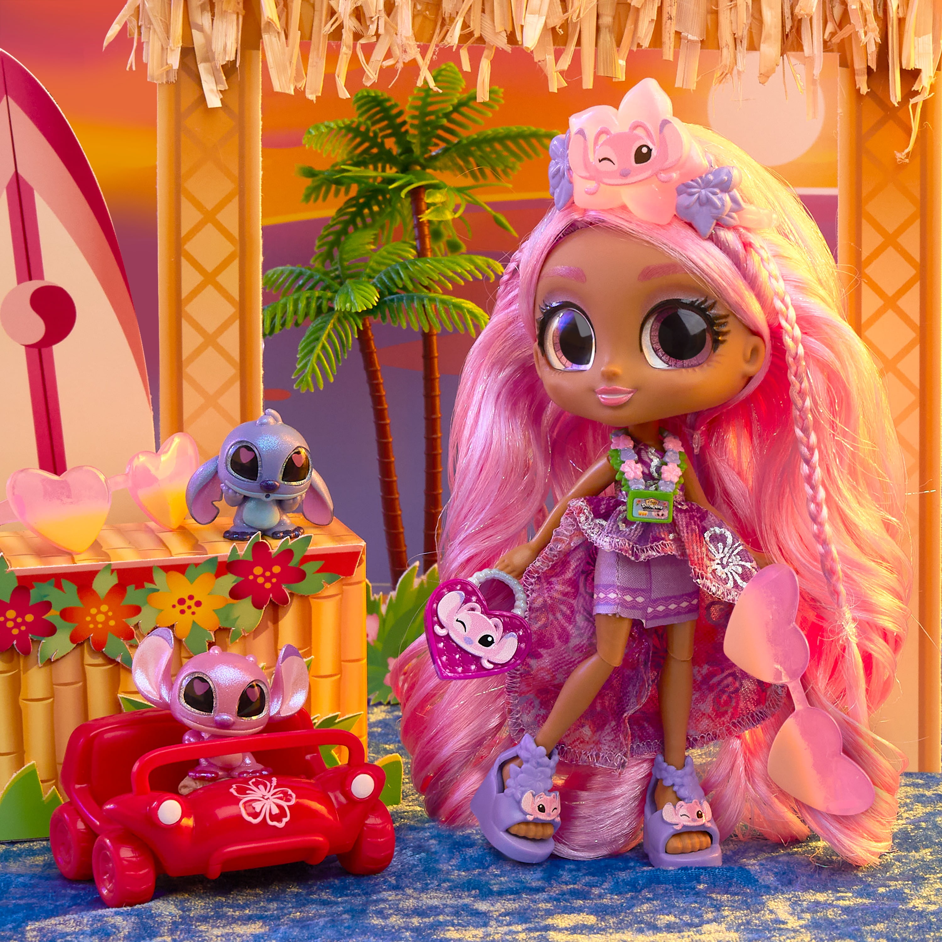Disney Doorables ADOORBS Angel Superfan Doll, Movie Premiere, Unbox 10 Mini Accessories, 2 Exclusive Figures, Fun Play Area, Toy Gift For Collectors, Fans, Tweens, Girls & Kids 5+ By Just Play