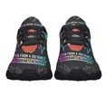 thumbnail image 5 of Dedicated Teacher Quaranteach Shoes Sneakers for Women Men Black Size 11, 5 of 7