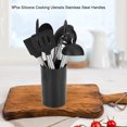 thumbnail image 2 of Juego de utensilios de cocina Vhermosa 9 piezas silicona antiadherente acero inoxidable, 2 of 8