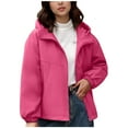 thumbnail image 2 of Fewfanhot Women's Clothing Winter Cropped Waterproof Short Warm Quilted Jacket Puffy Bubble Coat Outerwear, 2 of 9