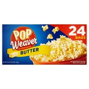 Pop Weaver Butter Microwave Popcorn 51.6 Oz, 24 Ct