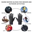 thumbnail image 5 of Guantes impermeables de felpa con pantalla táctil para ciclismo, cálidos, para mujer, 5 of 5