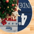 thumbnail image 5 of FMSHPON American Flag Tree Skirt Independence Day Xmas Christmas Tree Skirt Stand Mat for Holiday Party Decoration Indoor Outdoor 36 inches, 5 of 6