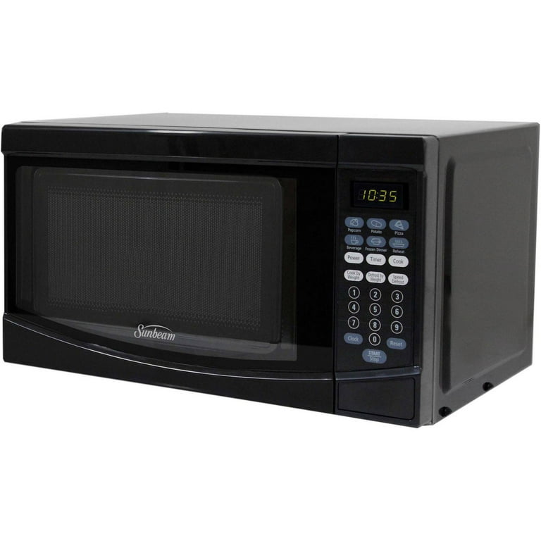 Sunbeam black microwave discount