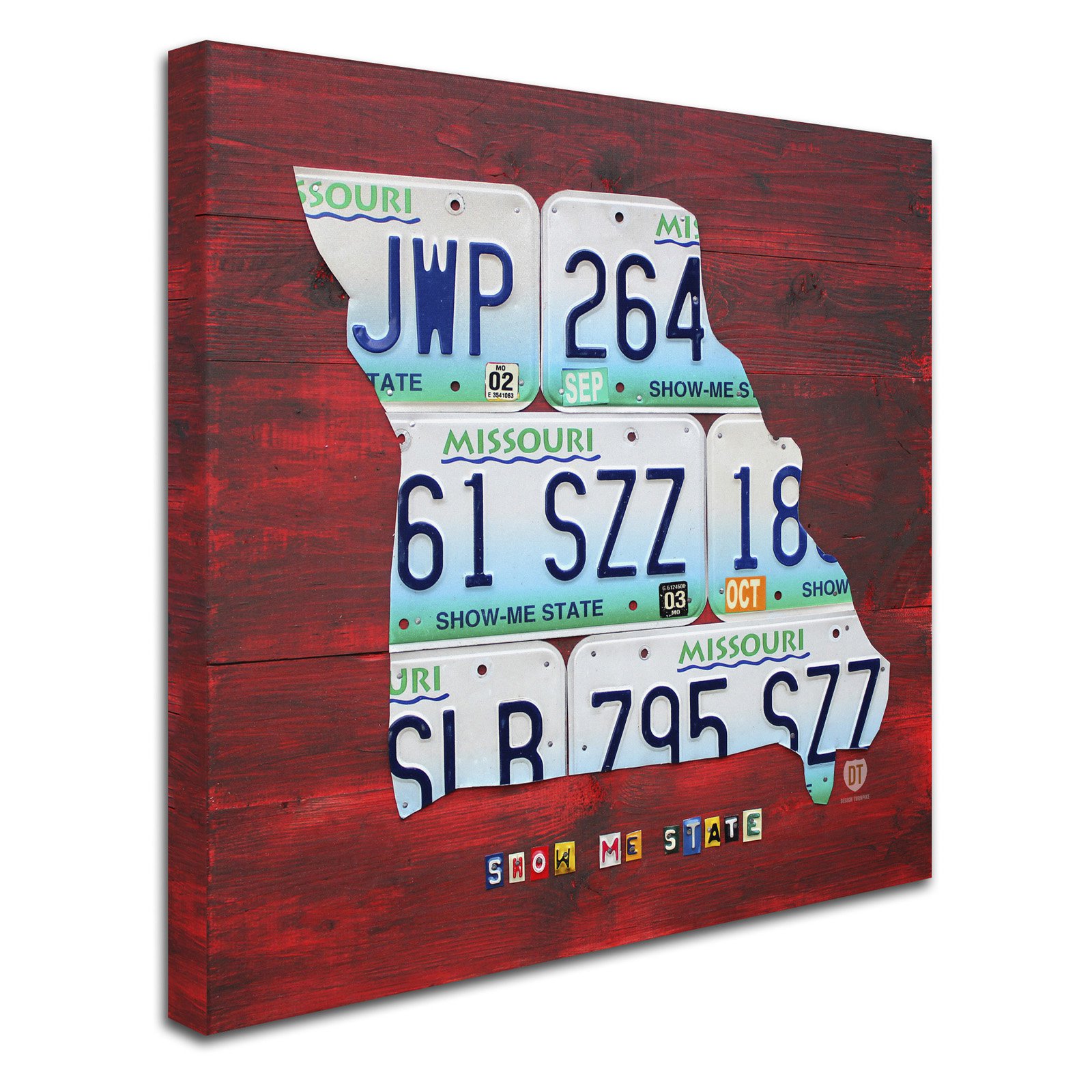 Trademark Fine Art 'Missouri' Canvas Art by Design Turnpike