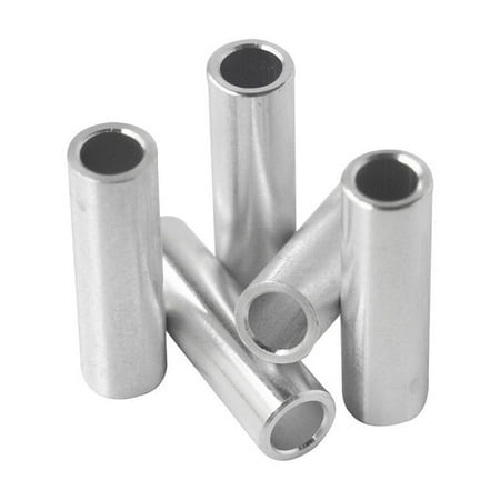 

Aluminum Spacer 3/8 OD x 1/4 ID Round Spacer Unthreaded Standoff Bushing Plain Finish Fits screws bolts 1/4 or by (1-1/4 Length 50 Pack)