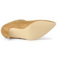thumbnail image 5 of Unique Bargains Women's Pointed Toe Stiletto Heels Chelsea Ankle Booties, 5 of 5