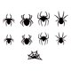 thumbnail image 2 of Decoraciones de Halloween, adornos de Halloween, regalos de Halloween, pegatinas de pared con luces LED intermitentes para decoración de ventanas de fiestas, pegatinas de pared brillantes, pegatinas d, 2 of 4