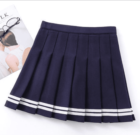high waist skirt uniform
