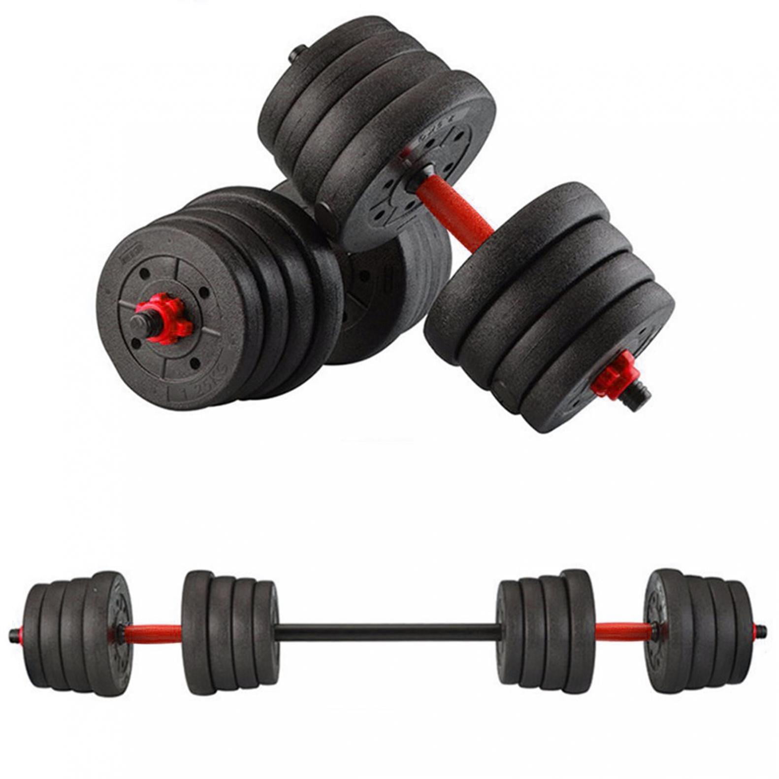 Details about   GYM Adjustable Dumbbell Set 66lb Weight Barbell Plates Home Workout Fitness Gym 