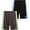 Charcoal Lime/Black Blue, variant on Pro Athlete Boys Athletic Shorts - 2 Pack Quick Dry Performance Basketball Shorts For Boys (8-16)