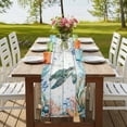 thumbnail image 4 of Table Runners 72 Inches Long Dress Scarves, Sea Turtle Coastal Farmhouse Kitchen/Dining Table Runner, Coffee Tablerunners, Summer Nautical Starfish Coral Grey Wooden 14x72 Inch, 4 of 9