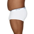 thumbnail image 6 of Fruit of the Loom Big Men's White Briefs, 3 Pack, Sizes 2XB-5XB, 6 of 11