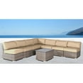 thumbnail image 2 of Living Source International 8-Piece Sectional Set with Cushions in Gray/Beige, 2 of 3