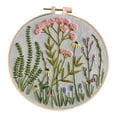 Jacenvly Boho Wall Decor Clearance Beginner'S Embroidery Flower Kit
