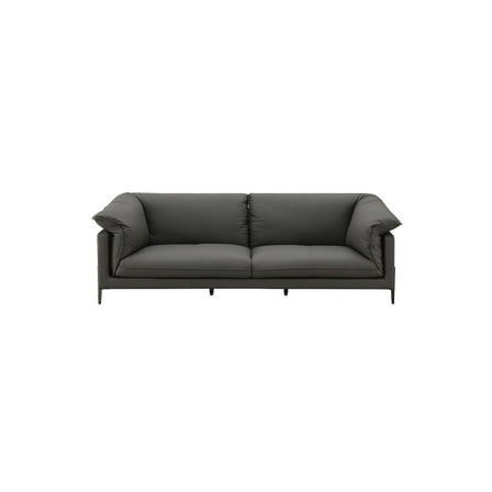 Acme Furniture Tadi Loveseat in Black Top Grain Leather