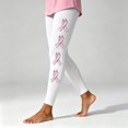 thumbnail image 6 of Stamzod Leggings for Women Fall Clothes Fashion Bow Printed Soft Yoga Pants High Waisted Workout Leggings, 6 of 7