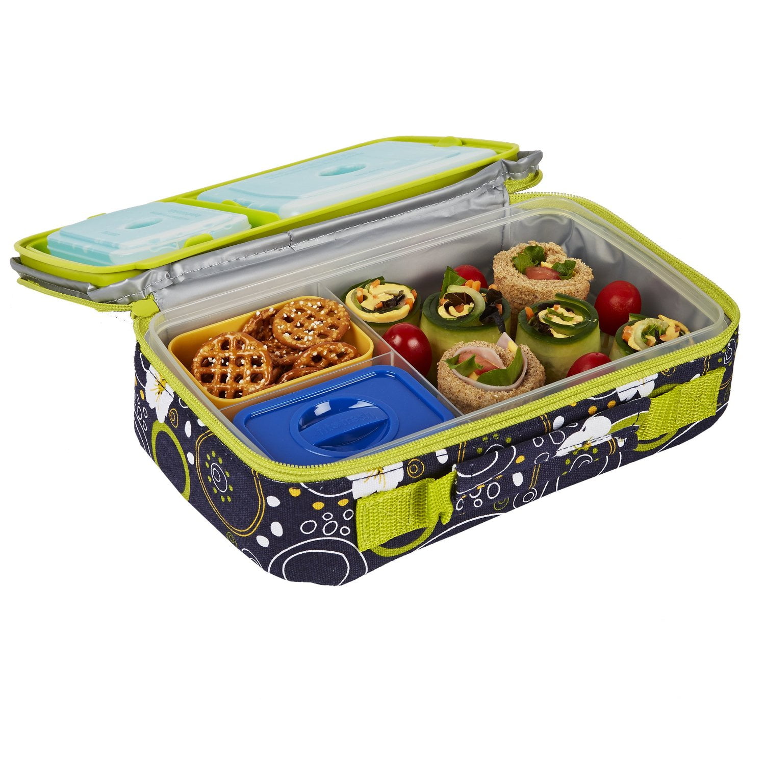 fit & fresh bento box with reusable ice pack