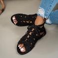 thumbnail image 4 of DIVVce Lace Up Gladiator Sandals For Women Open Toe Comfortable Non Slip Casual Footwear, 4 of 8