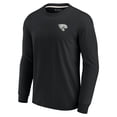 thumbnail image 2 of Unisex Fanatics Black Jacksonville Jaguars Elements Super Soft Long Sleeve T-Shirt, 2 of 3