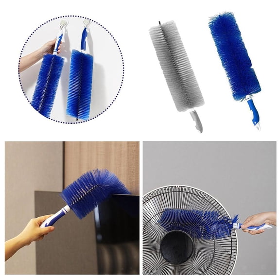 HAVELOR Fan & AC Cleaning Brush, 18.89 in Long, Efficient Dust Removal from Blades & Vents, Essential Tool for Home & Office Maintenance(blue,1PC)